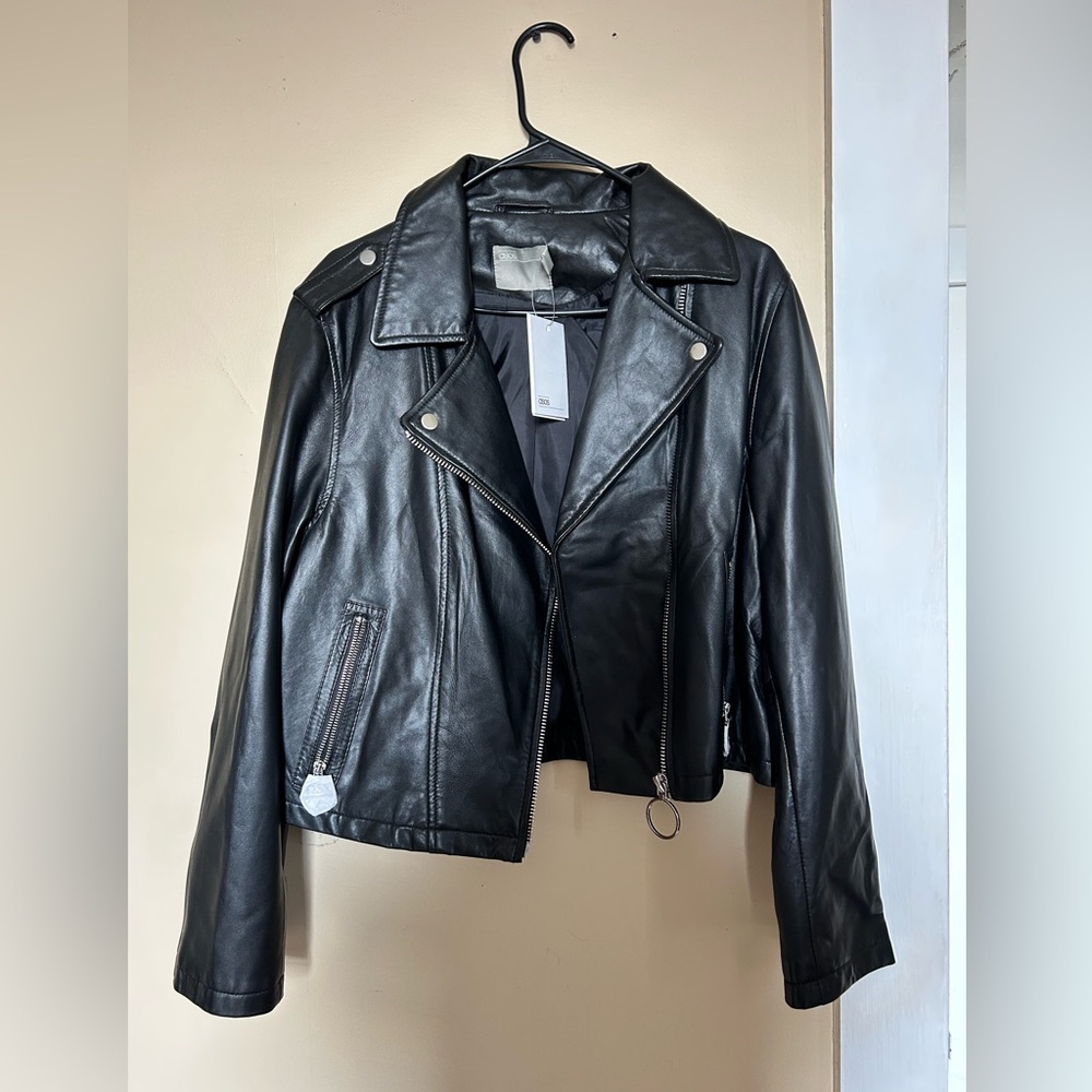 ASOS leather jacket. Never worn. NWT